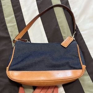 COPY - Coach small dark denim purse